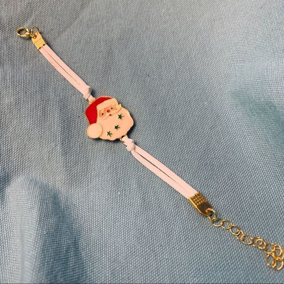 Santa Clause Stocking Stuffer Adjustable Bracelet - Picture 1 of 1